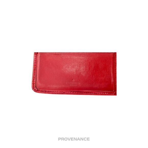🔴 Louis Vuitton MALLETIER Marco Wallet - Red Epi Leather - Picture 7 of 10